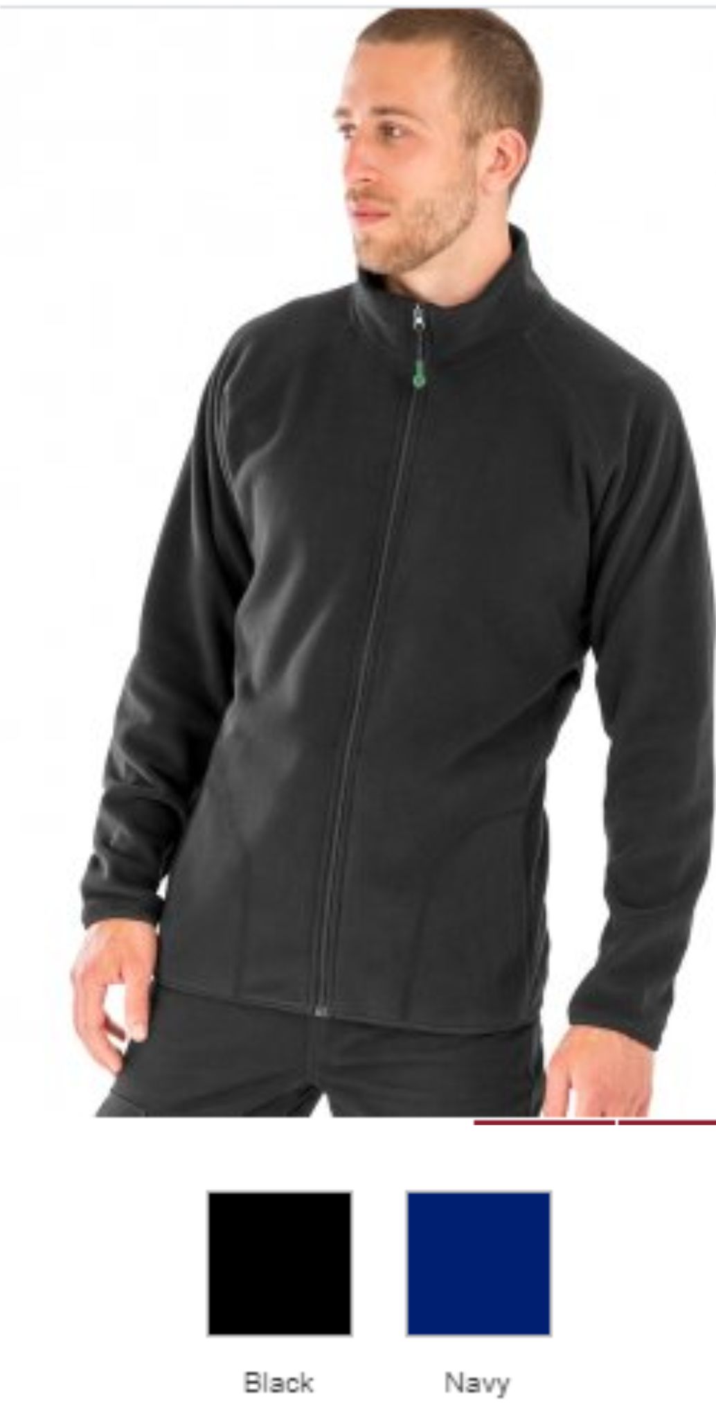 Result RS907 Genuine Recycled Micro Fleece Jacket - Click Image to Close